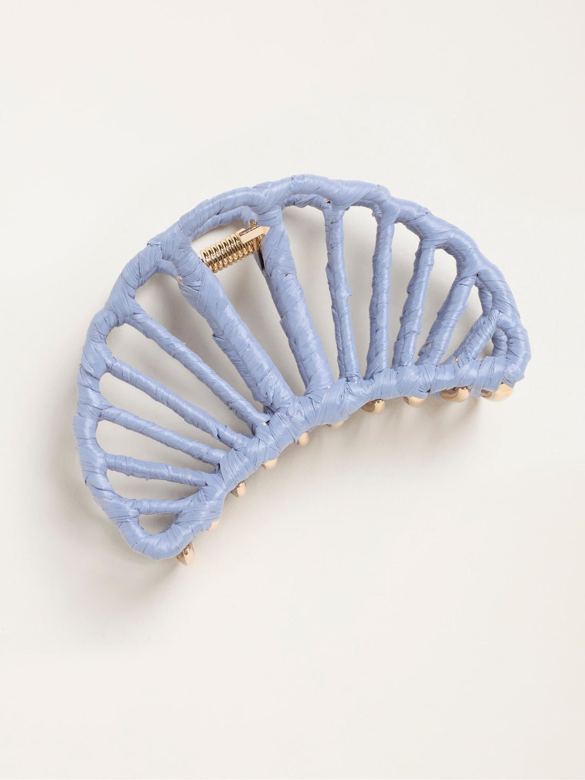 FatFace blue shell wrapped claw clip, UK version