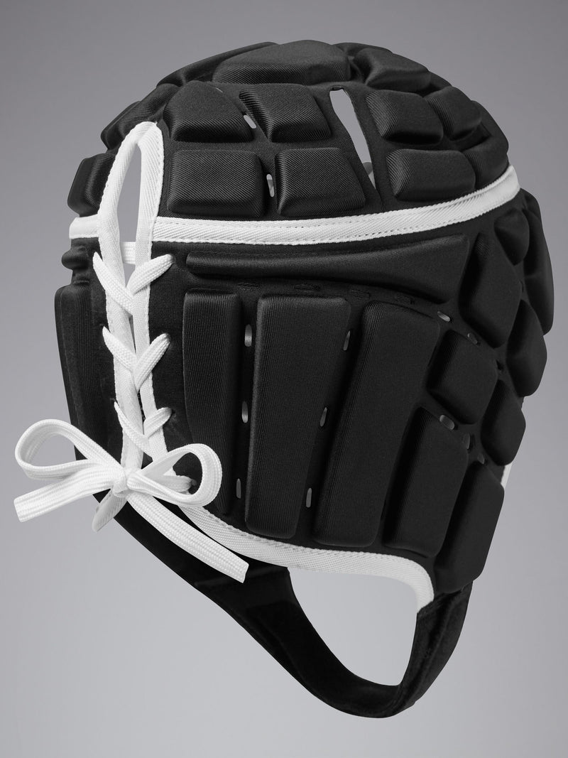 Canterbury Core headguard in black with EVA foam protection, UK version
