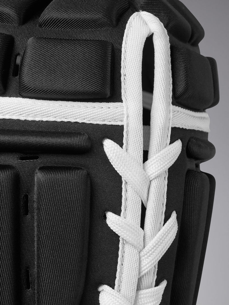 Canterbury Core headguard in black with EVA foam protection, UK version