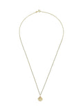 Beaverbrooks 9ct gold shell locket pendant with 45cm chain (British brand)