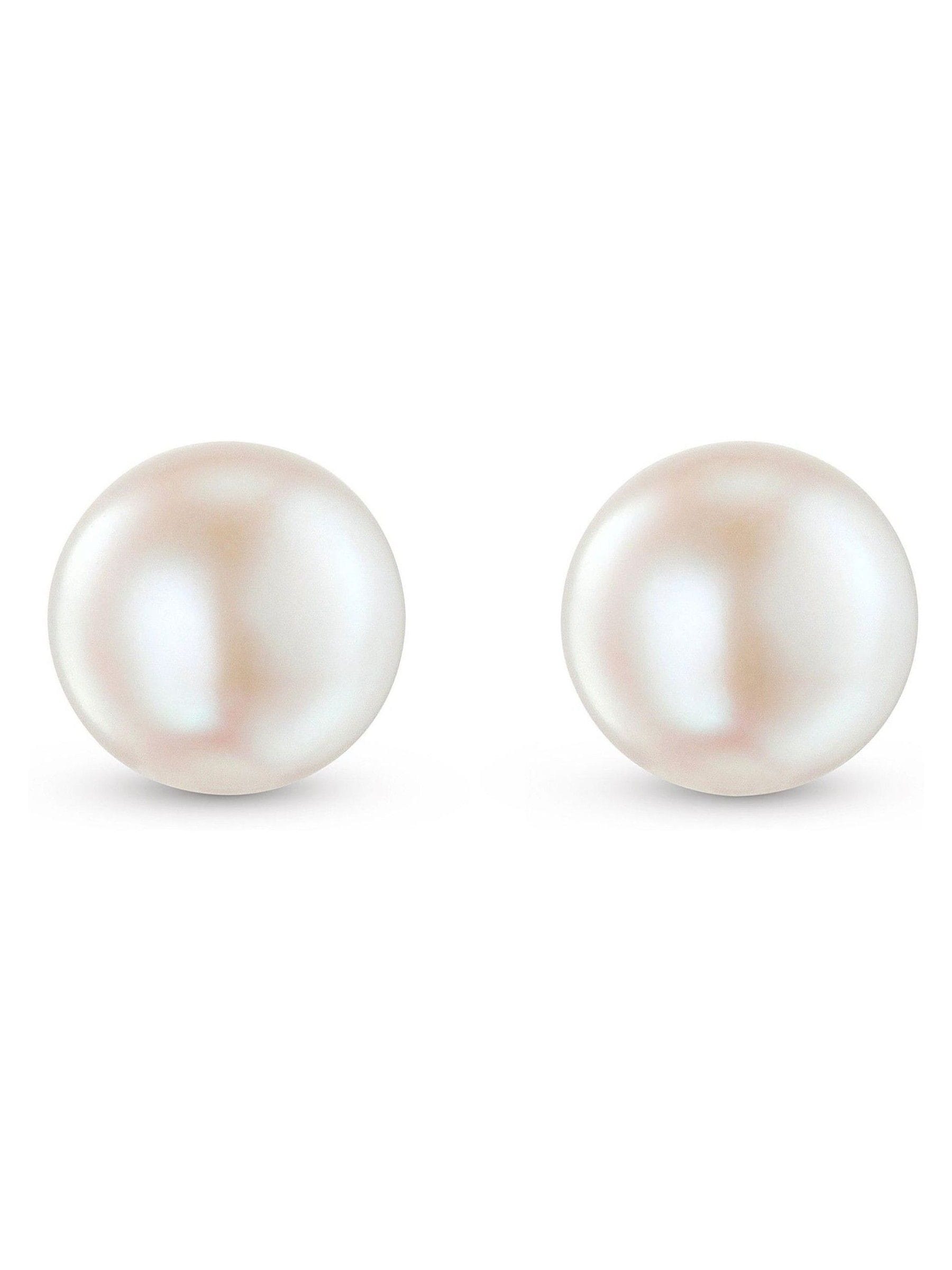 Beaverbrooks freshwater cultured pearl earrings 8mm - British product