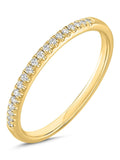 Beaverbrooks 18ct gold diamond wedding ring 1.5mm band (British brand)