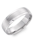 Beaverbrooks Platinum 6mm wedding ring, imported from the UK