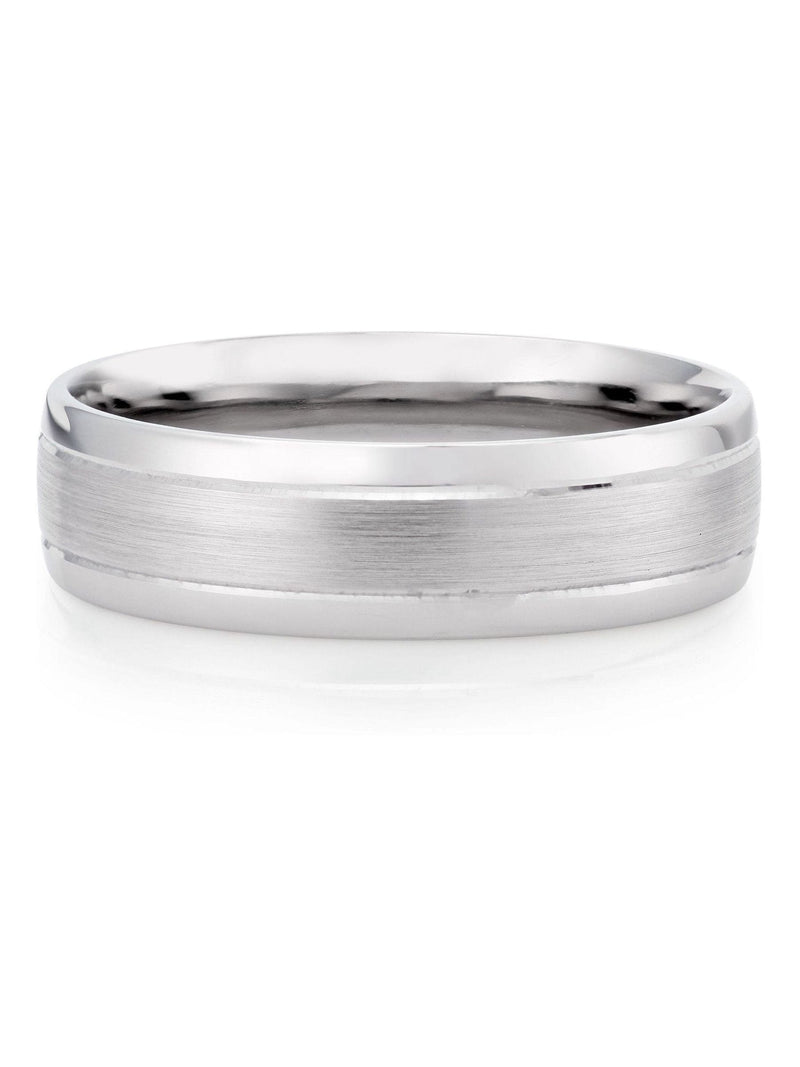Beaverbrooks Platinum 6mm wedding ring, imported from the UK