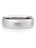 Beaverbrooks Platinum 6mm wedding ring, imported from the UK