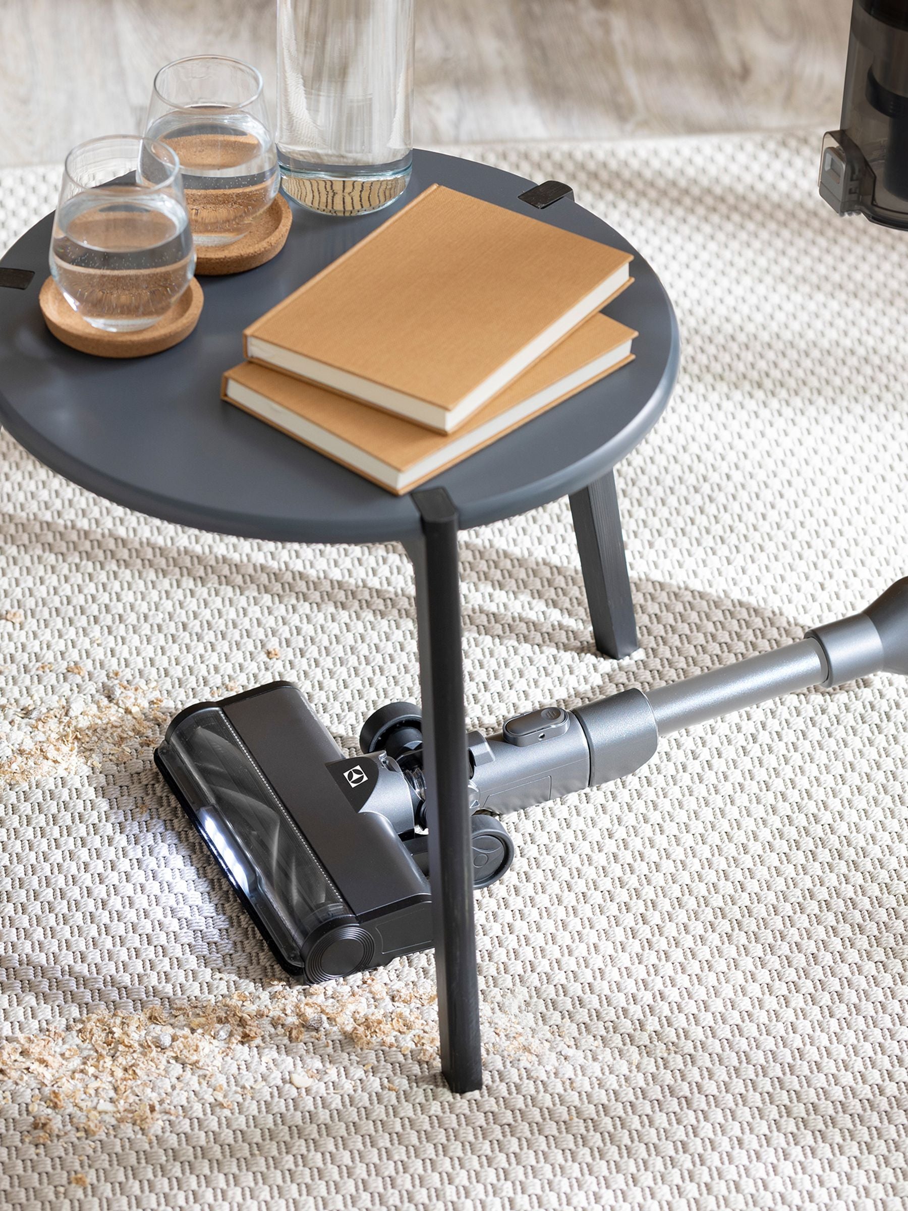 Electrolux grey rechargeable stick vacuum with station, UK version