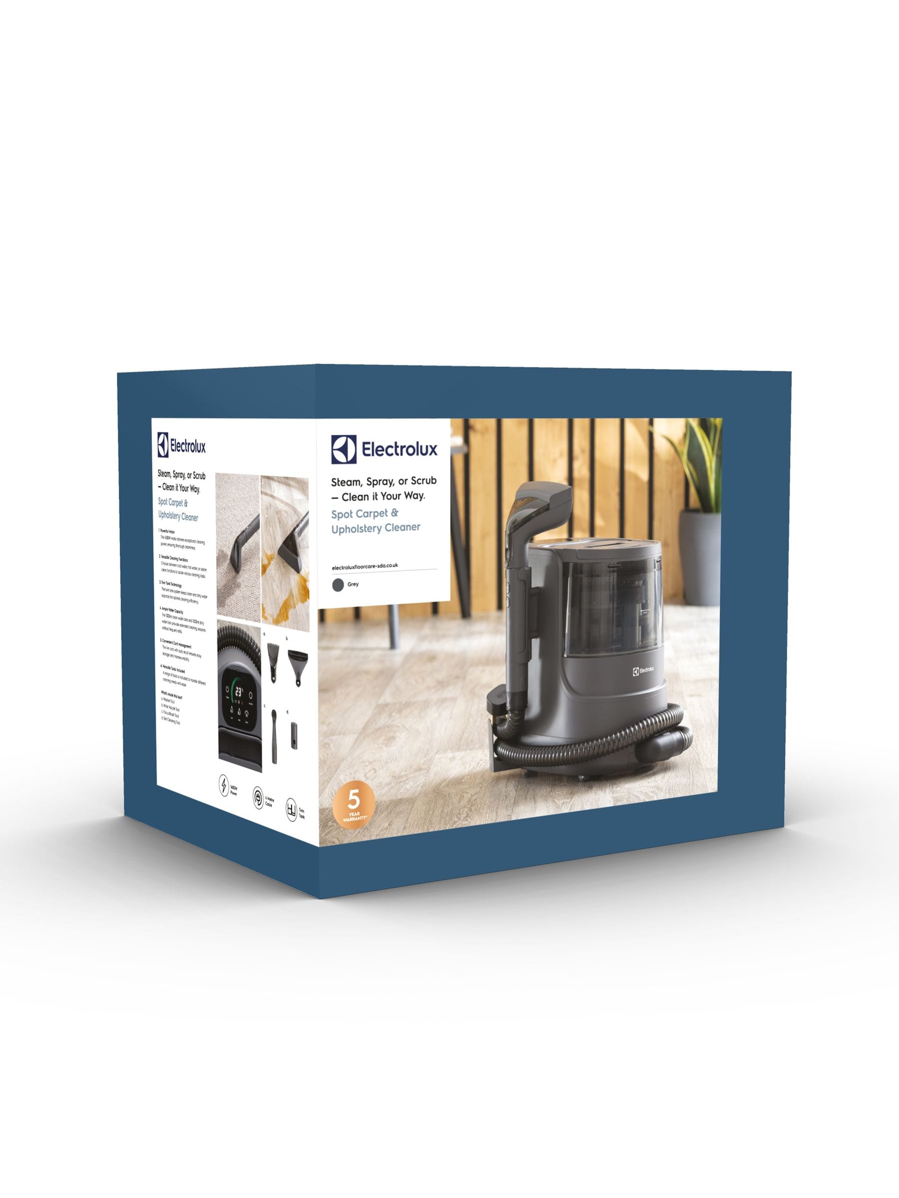 Electrolux grey spot vacuum cleaner, imported from the UK