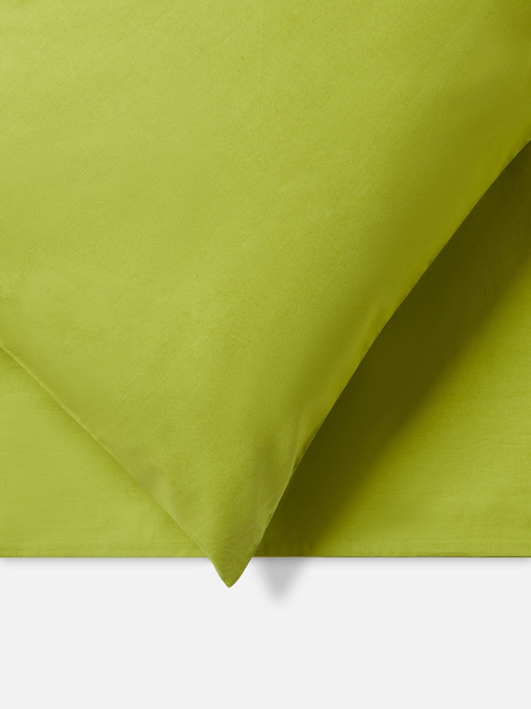 Jasper Conran London spinach green 300 thread cotton pillowcase - British product