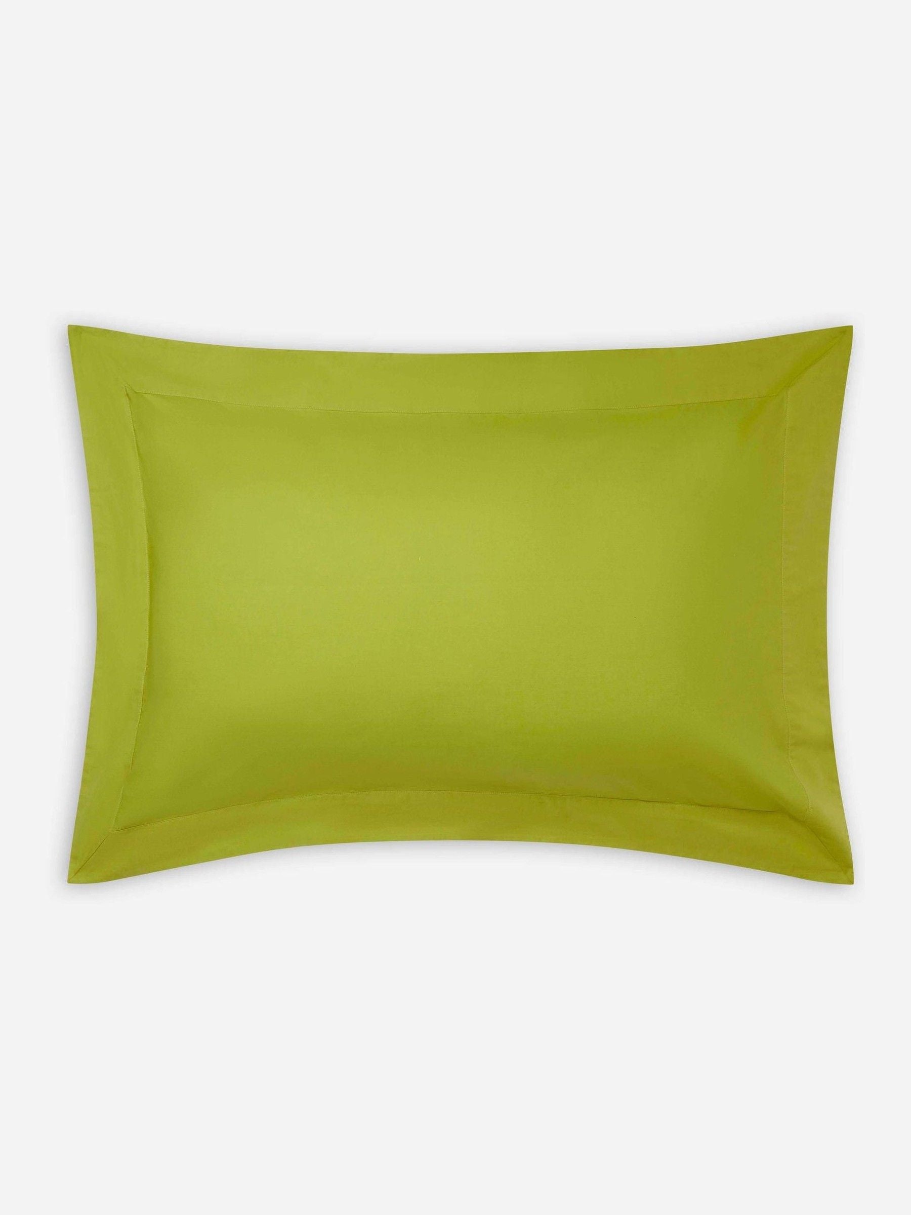 Jasper Conran London spinach green 300 thread cotton pillowcase - British product