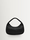 St Agni black woven leather large Bon Bon bag - British product