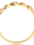 Beaverbrooks 18ct gold diamond wedding ring 2mm (British brand)