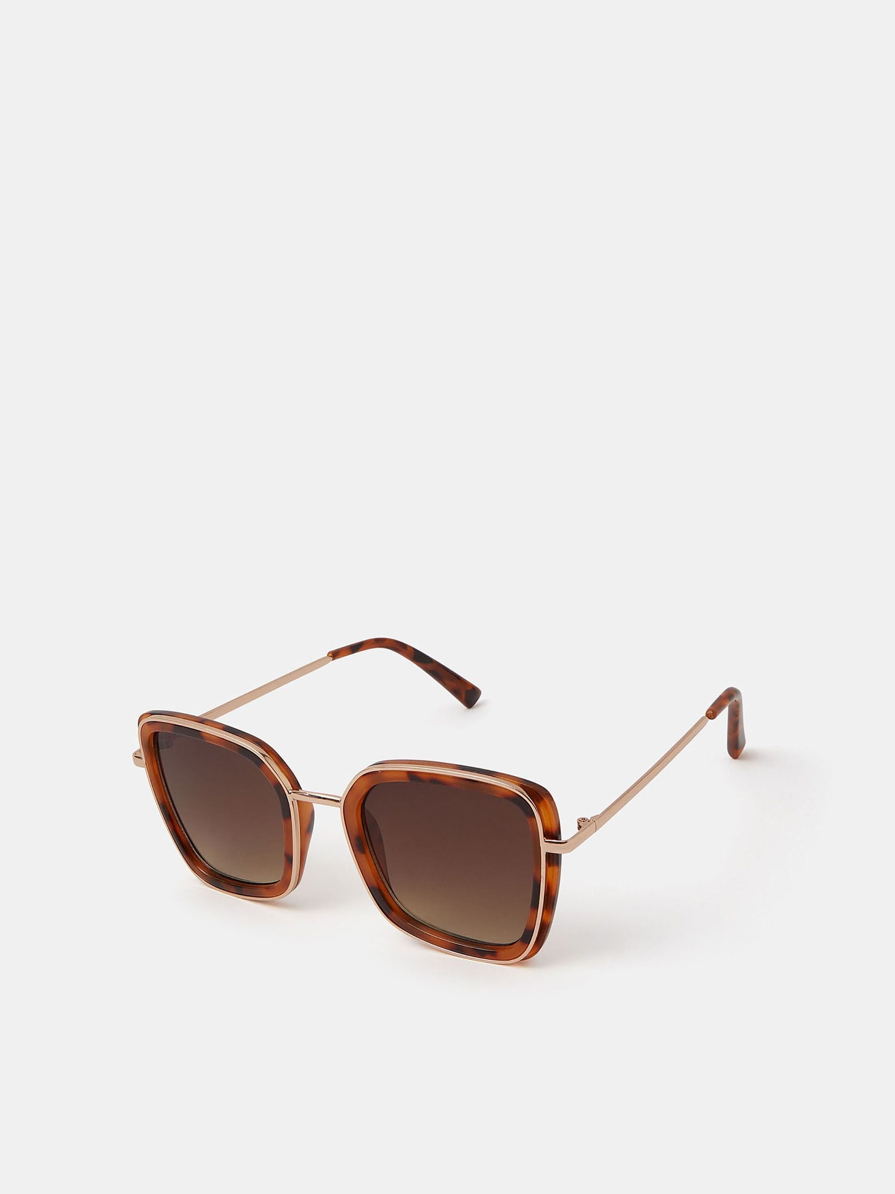 Accessorize brown cat eye tort sunglasses, UK version