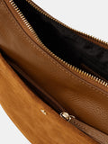 Accessorize brown leather messenger cross-body bag, imported from the UK
