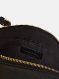 Accessorize black leather double zip camera bag, UK version