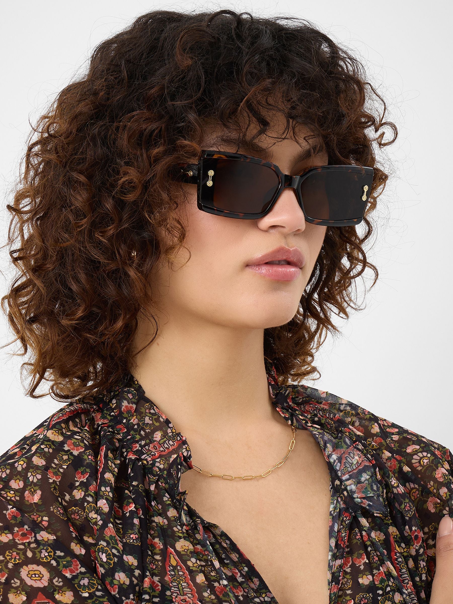 Accessorize brown tort square sunglasses - British product