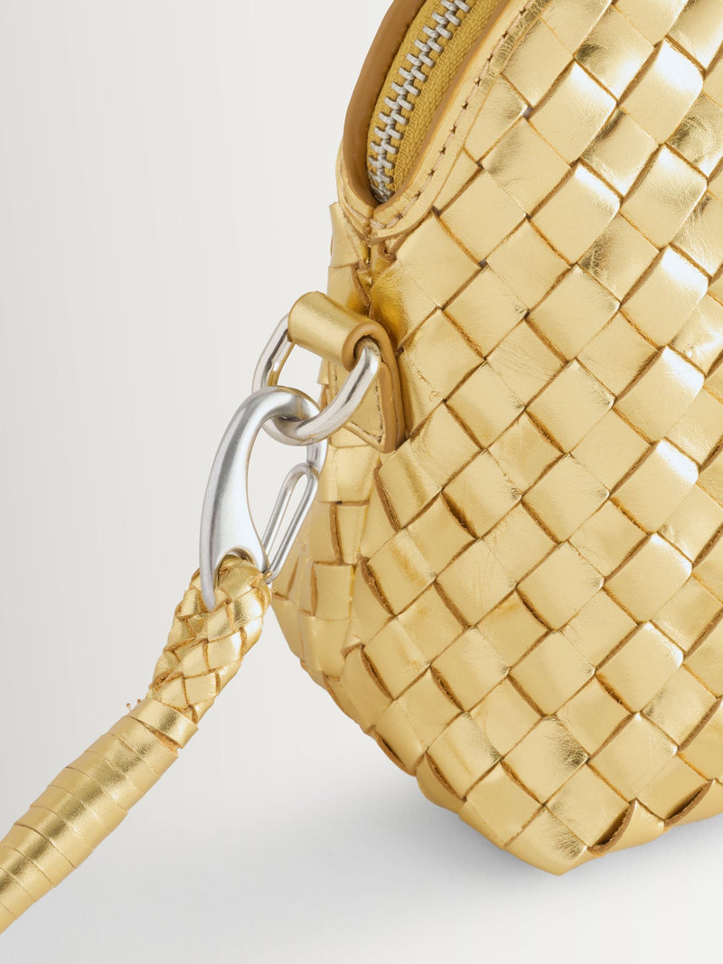 Dragon Diffusion Gold Chunky Fellini Pochette Bag