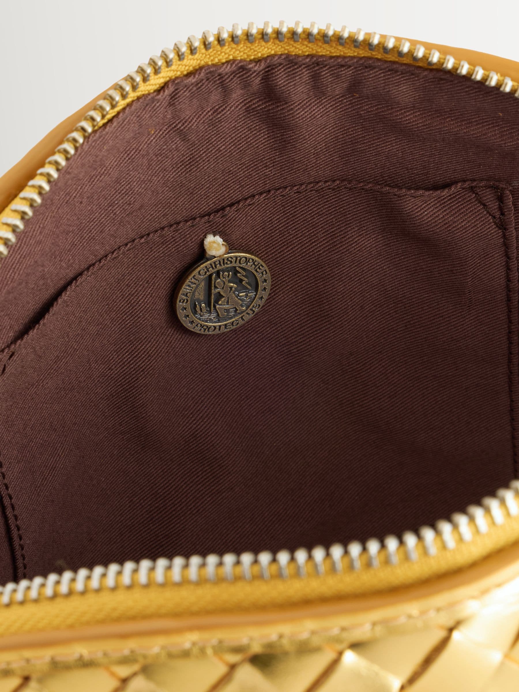 Dragon Diffusion Gold Chunky Fellini Pochette Bag