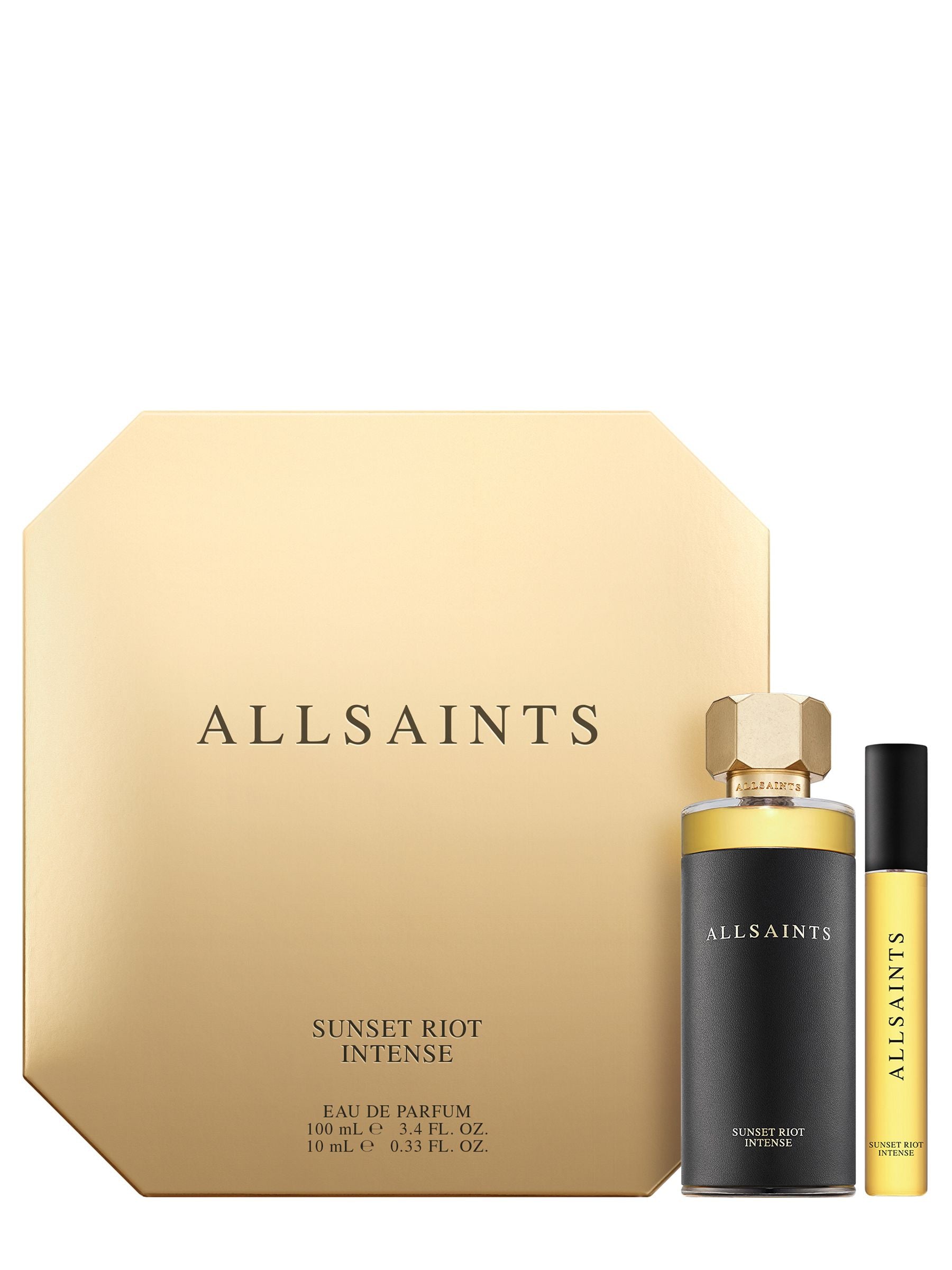 AllSaints Sunset Riot Intense 100ml fragrance gift set (British brand)