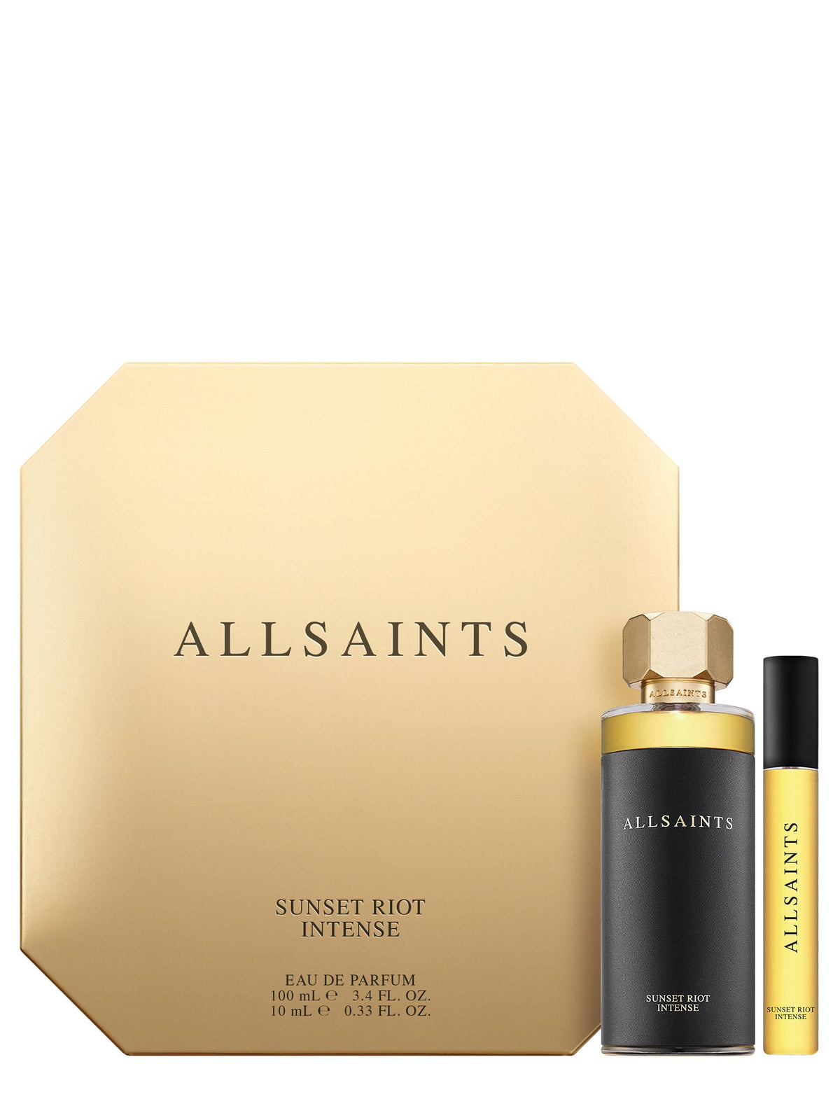 AllSaints Sunset Riot Intense 100ml fragrance gift set (British brand)