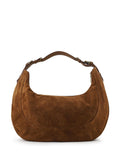 Jones Bootmaker Light Brown Ysabelle Leather Slouch Bag, imported from the UK