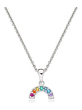Beaverbrooks children's rainbow cubic zirconia necklace, imported from the UK