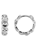 Hot Diamonds sterling silver heart earrings with diamond, imported from the UK