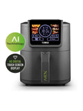 Tower AirX Grey Single Basket Air Fryer 8L (British brand)
