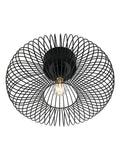 Nordlux Beroni black ceiling light 40cm - British product