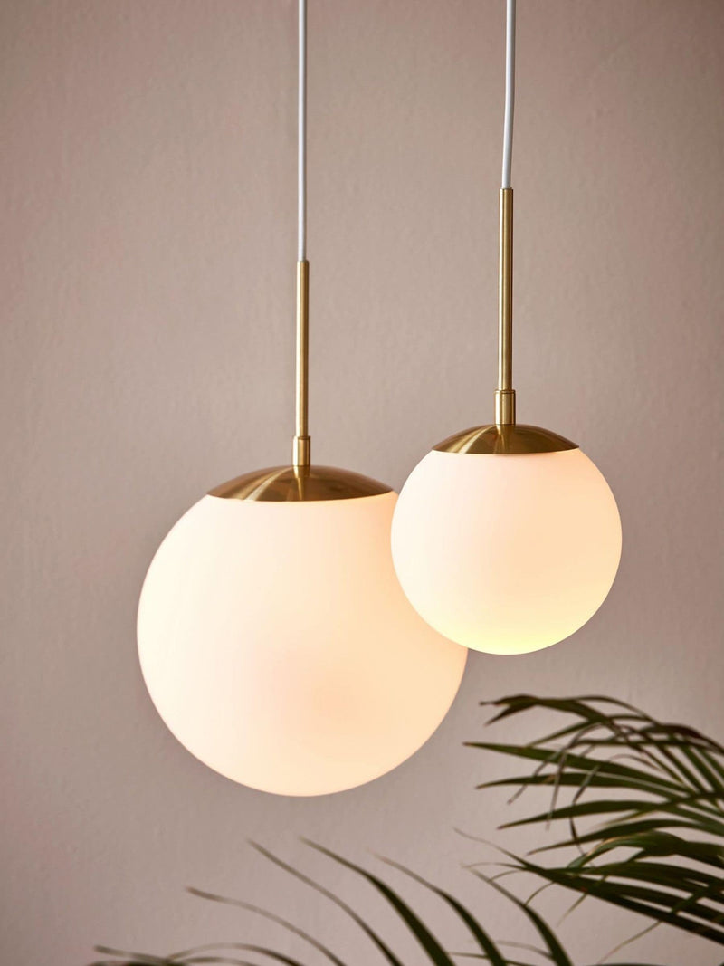 Nordlux Brass Grant pendant light 40cm, imported from the UK