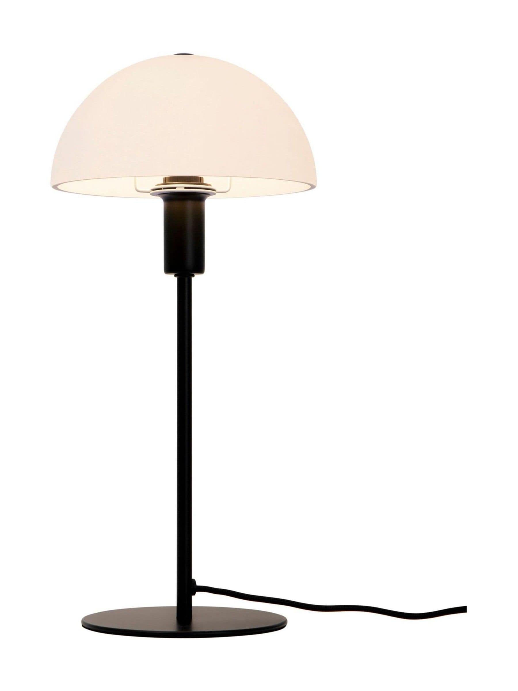 Nordlux Black Ellen 20 table lamp mouth-blown glass shade (British brand)