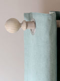Laura Ashley Washed White Mitchell Eyelet Pole Set 28mm