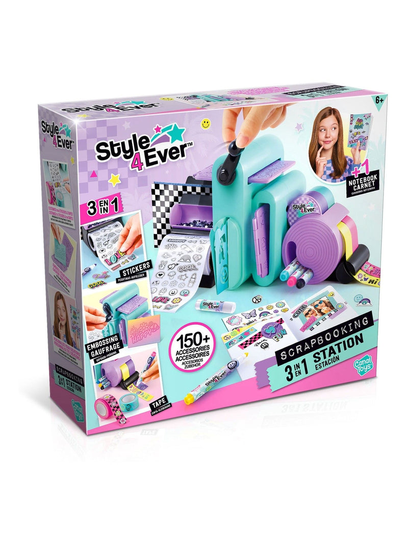 Canal Toys 3-in-1 scrapbook station with accessories, imported from the UK