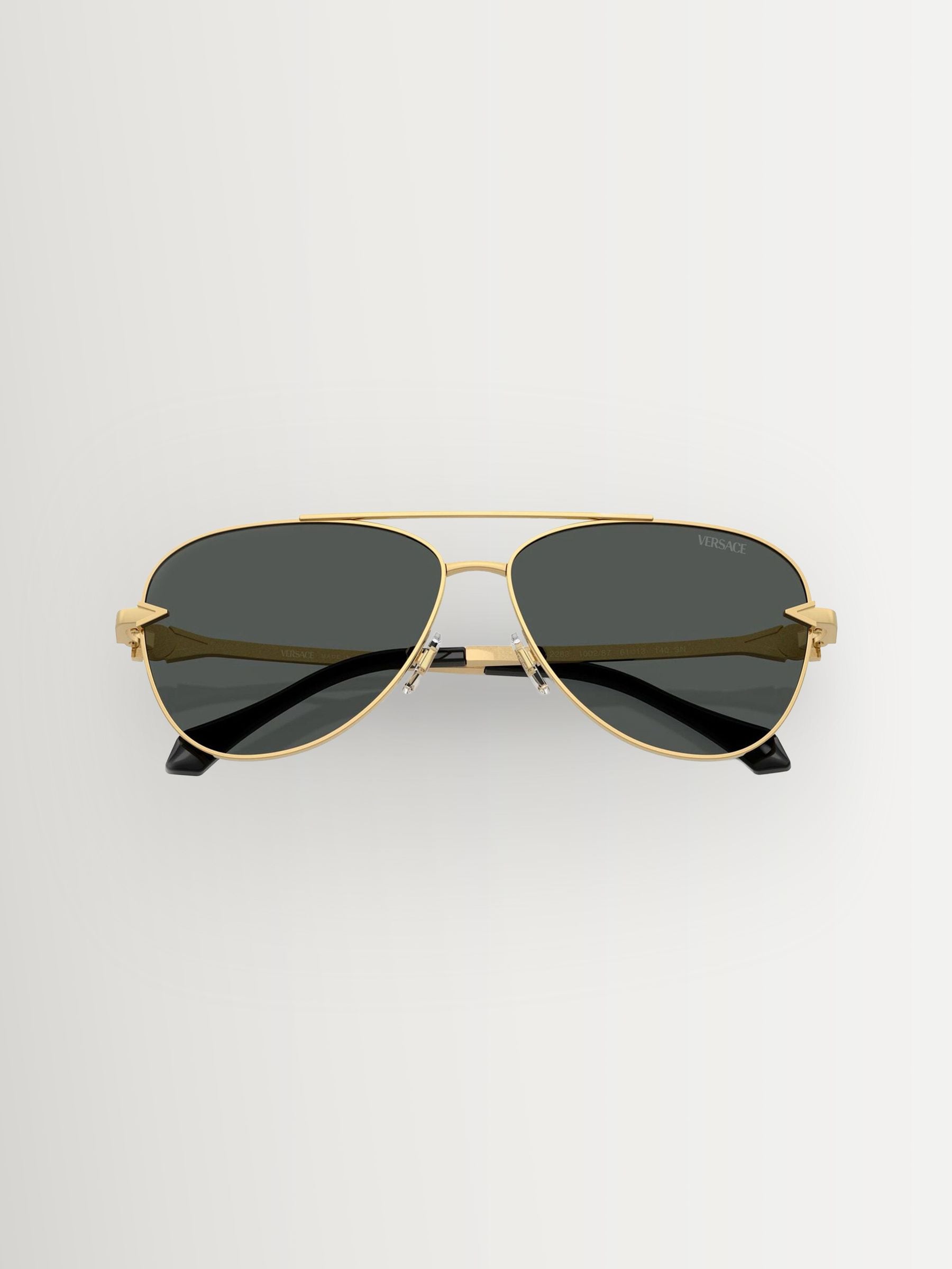 Versace gold pilot sunglasses (British brand)