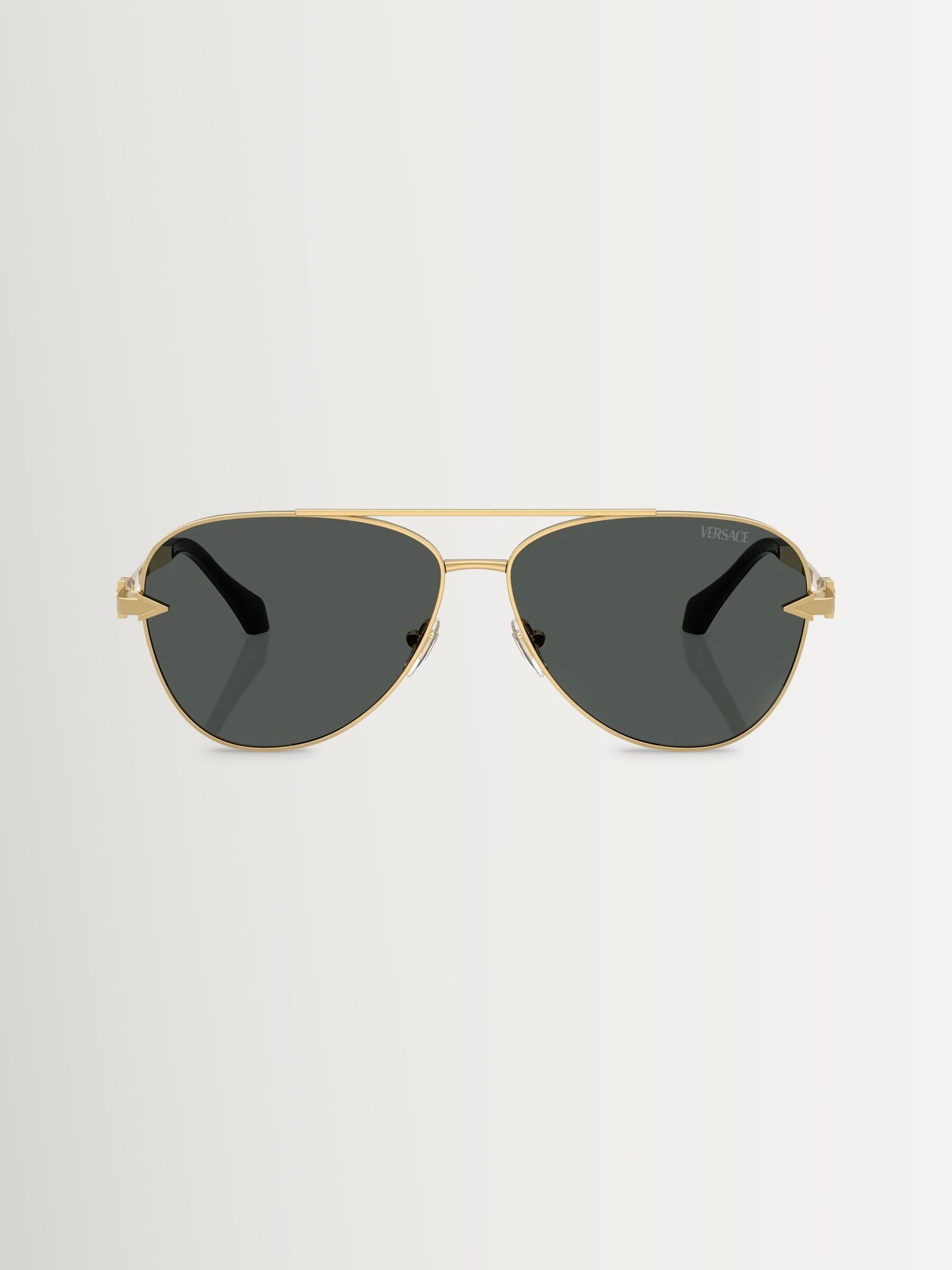 Versace gold pilot sunglasses (British brand)