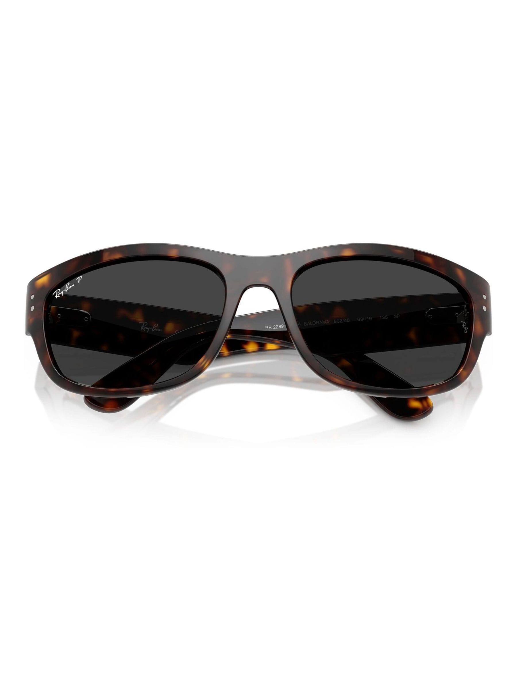 Ray-Ban Mega Balorama pillow sunglasses with havana frames - British product