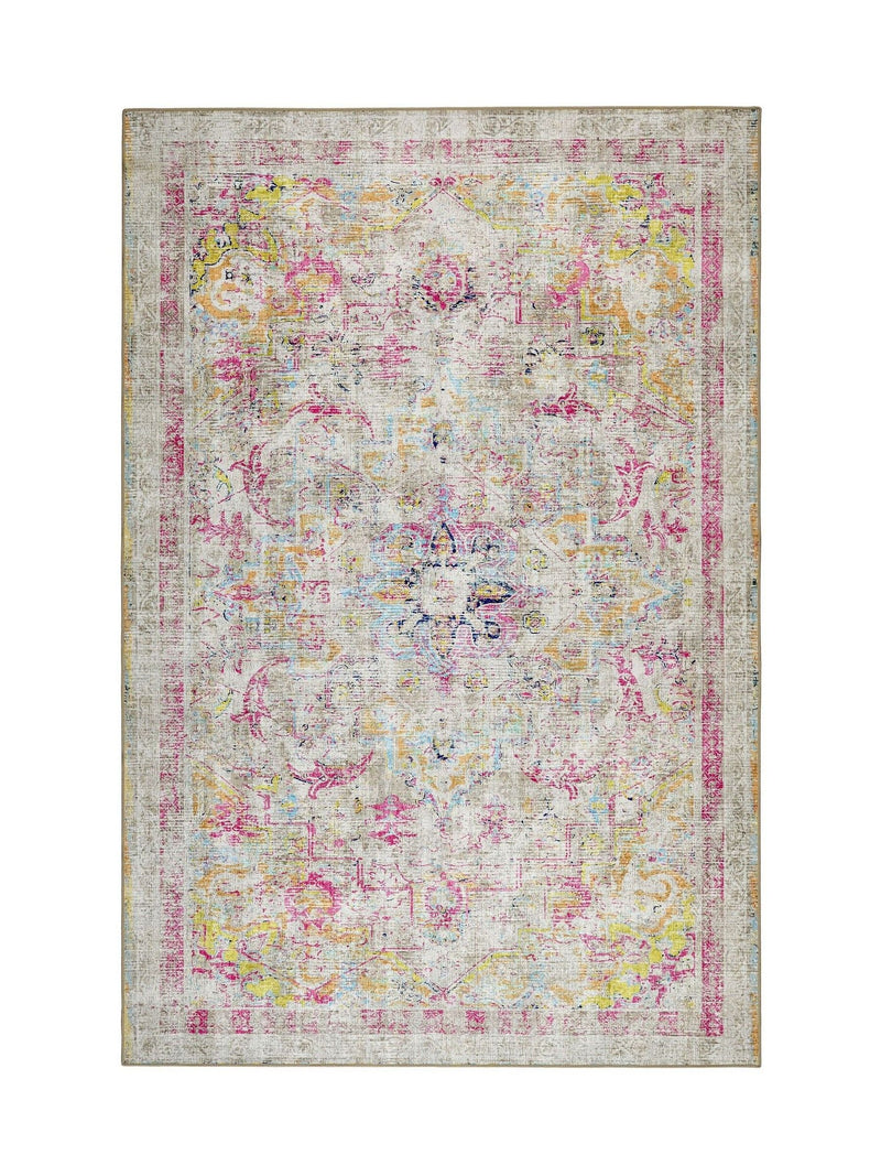 Hug Rug beige pink washable rug 160x230cm (British brand)