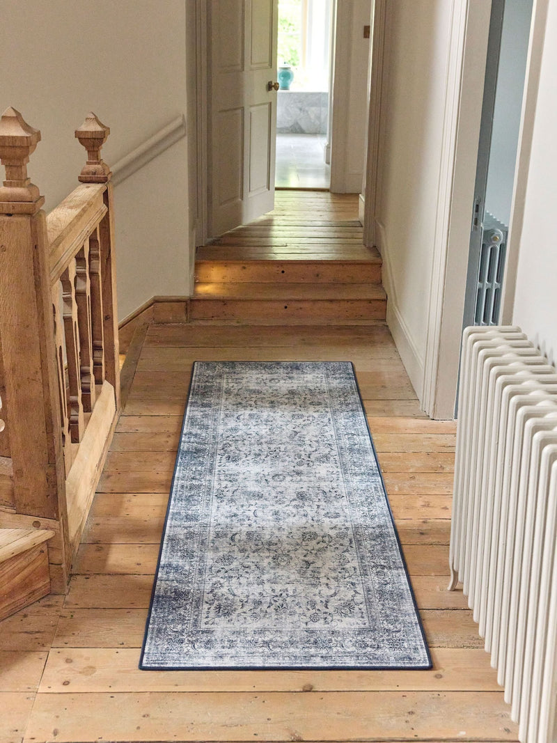 Hug Rug Navy Blue runner 75x220 cm, imported from the UK