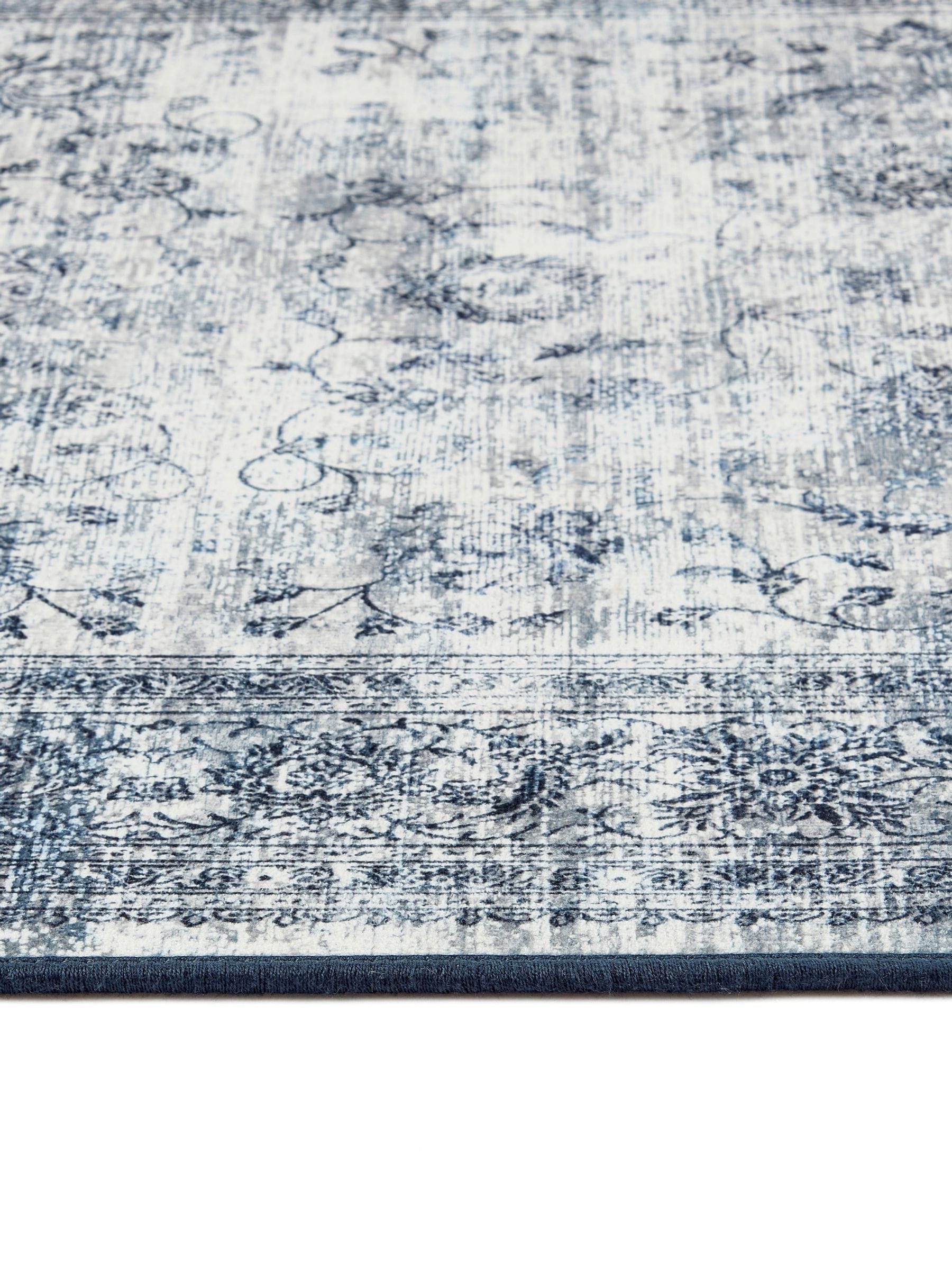 Hug Rug Navy Blue runner 75x220 cm, imported from the UK