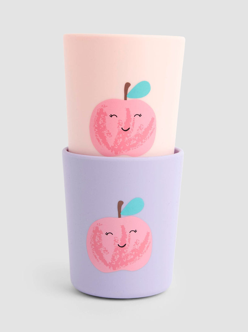 JoJo Maman Bébé Apples silicone cups 2-Pack, UK version