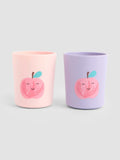 JoJo Maman Bébé Apples 2-Pack Silicone Cups