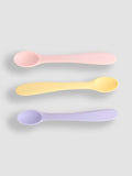 JoJo Maman Bébé silicone weaning spoons 3-pack, UK version