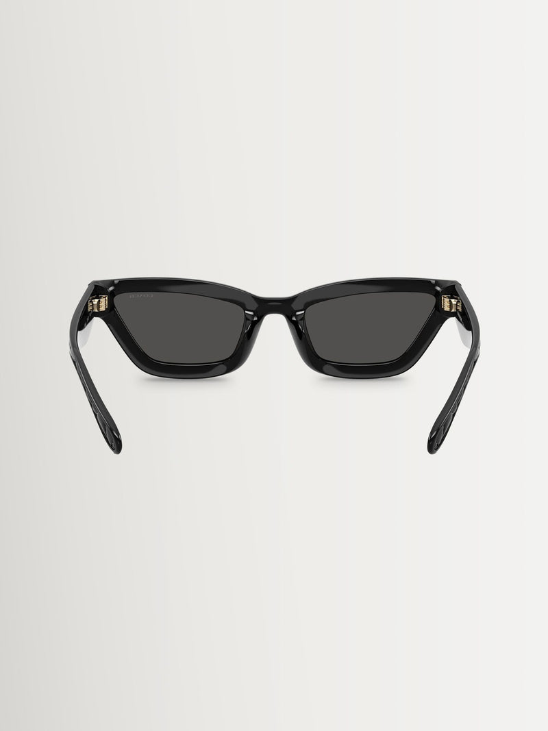 Coach black rectangle sunglasses, UK version