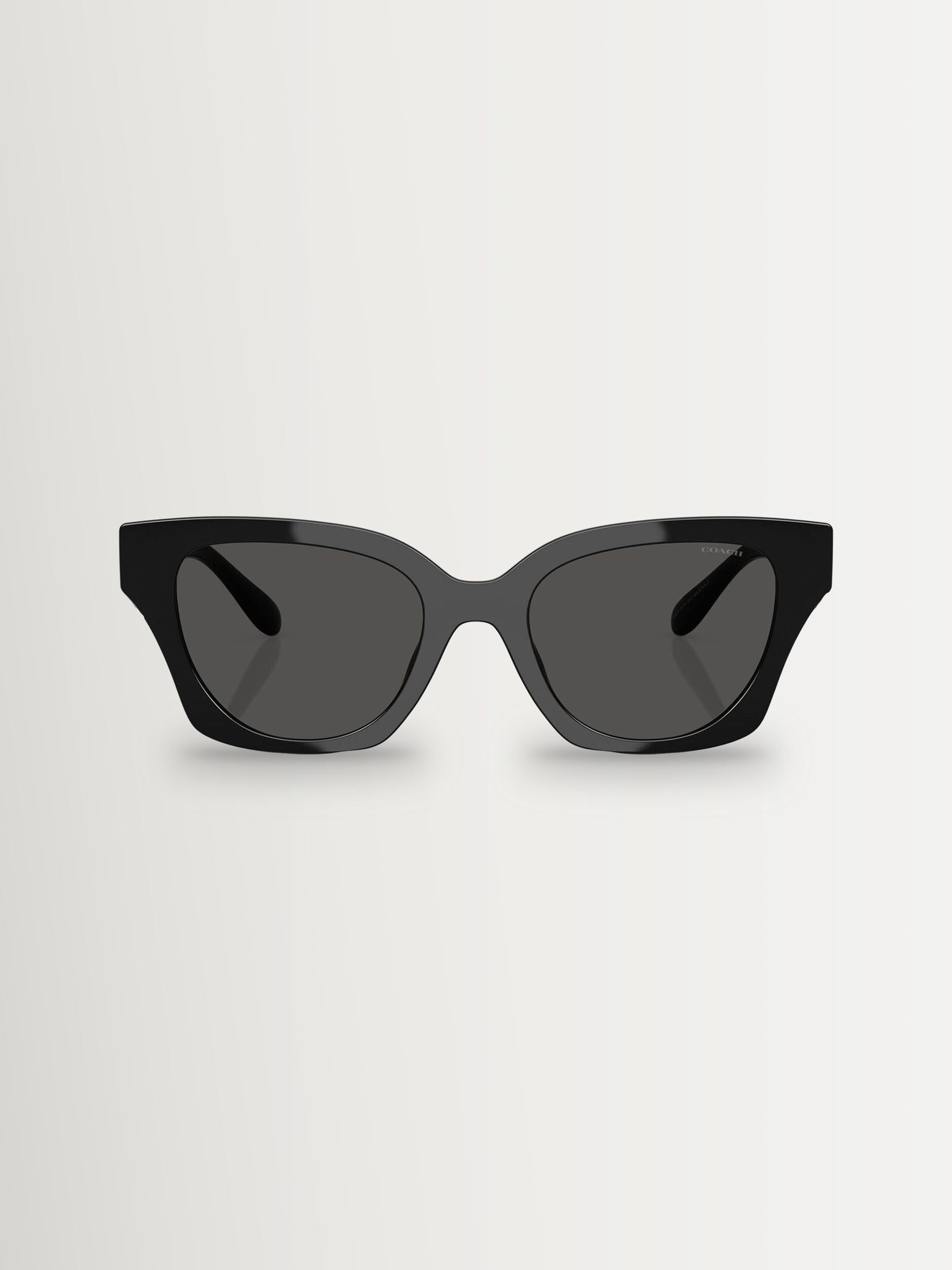 Coach Butterfly Sunglasses in black acetate with grey lenses (British brand)