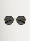 COACH gold irregular sunglasses metal frame - British product