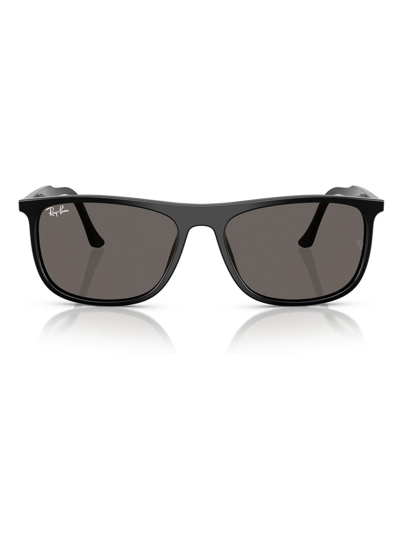 Ray-Ban black rectangle sunglasses polished acetate frame imported from the UK
