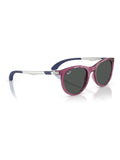 Ray-Ban Phantos sunglasses purple transparent violet frame (British brand)