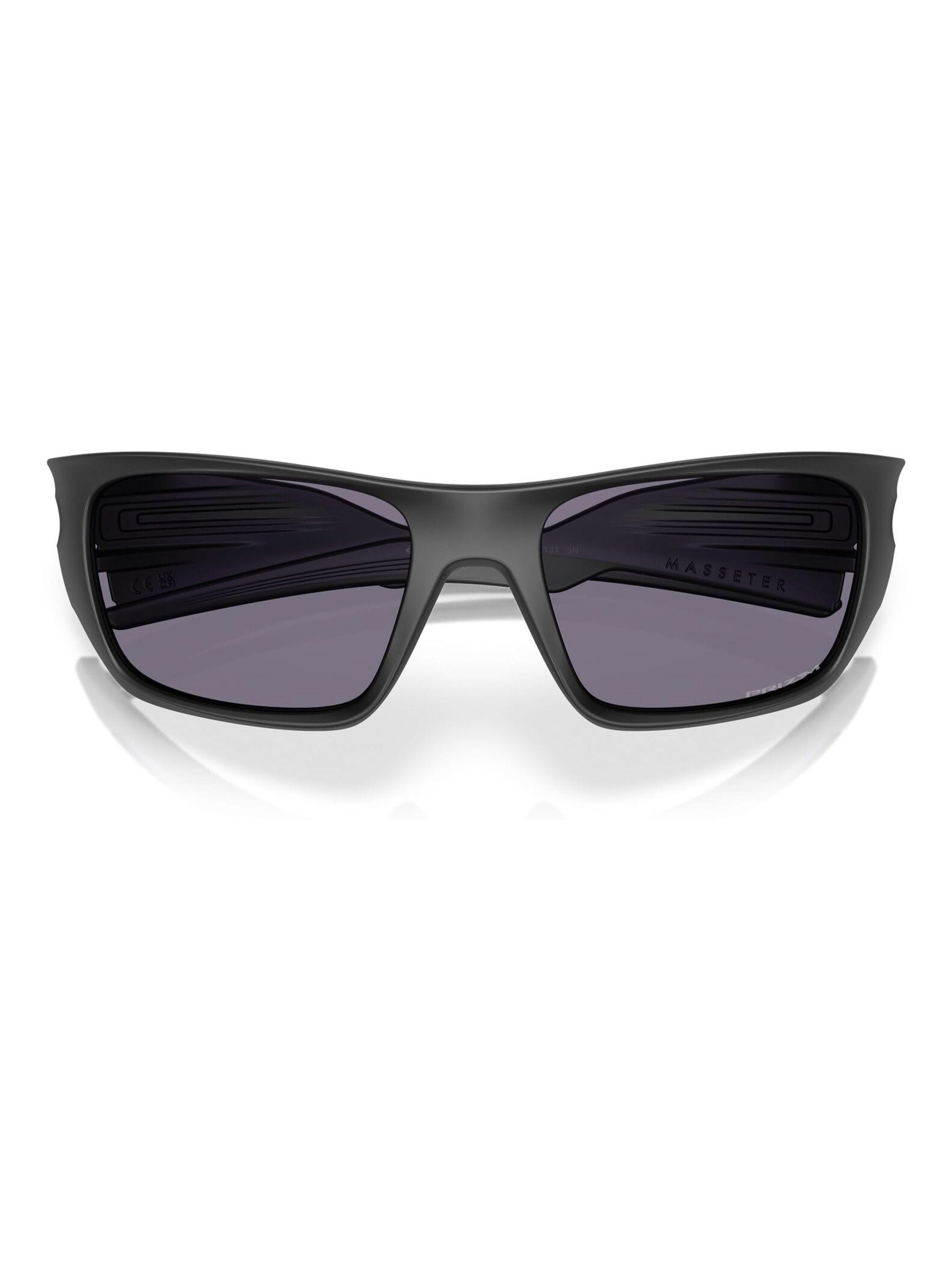 Oakley Masseter black rectangle sunglasses (British brand)