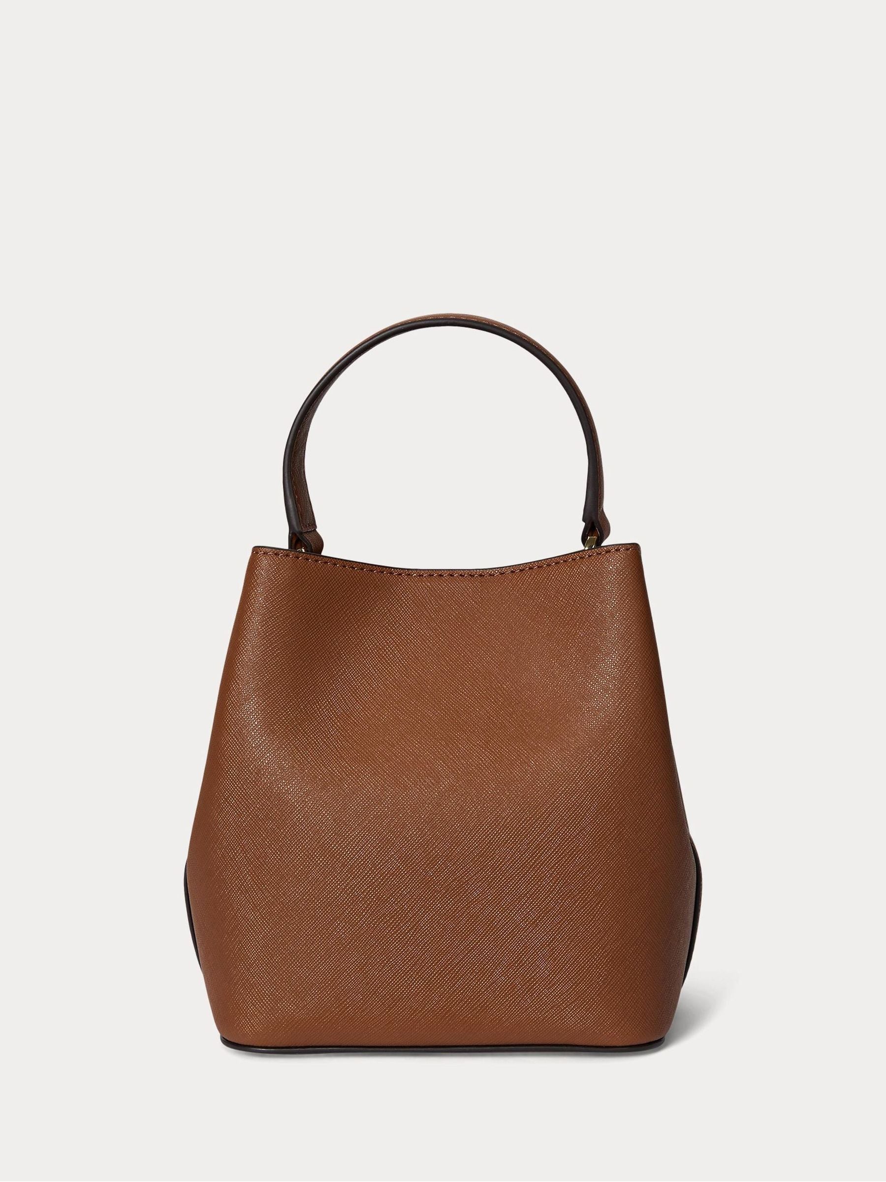 Lauren Ralph Lauren Reese crosshatch small bucket bag, UK version