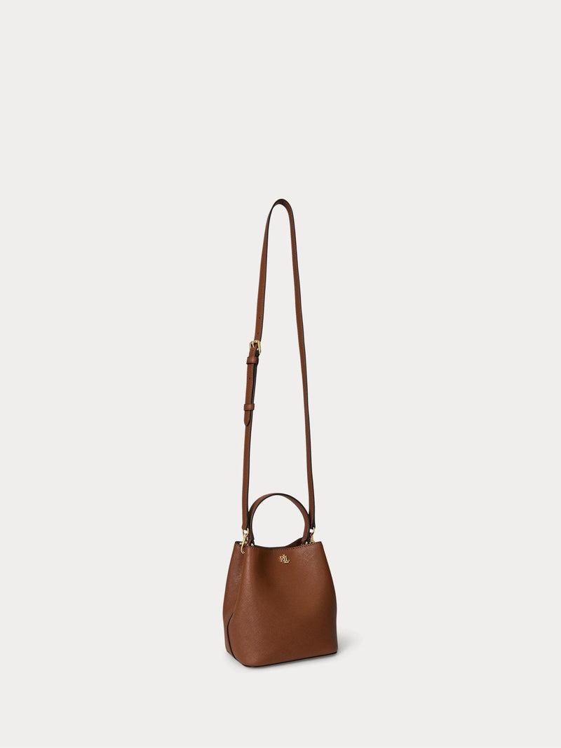 Lauren Ralph Lauren Reese crosshatch small bucket bag, UK version