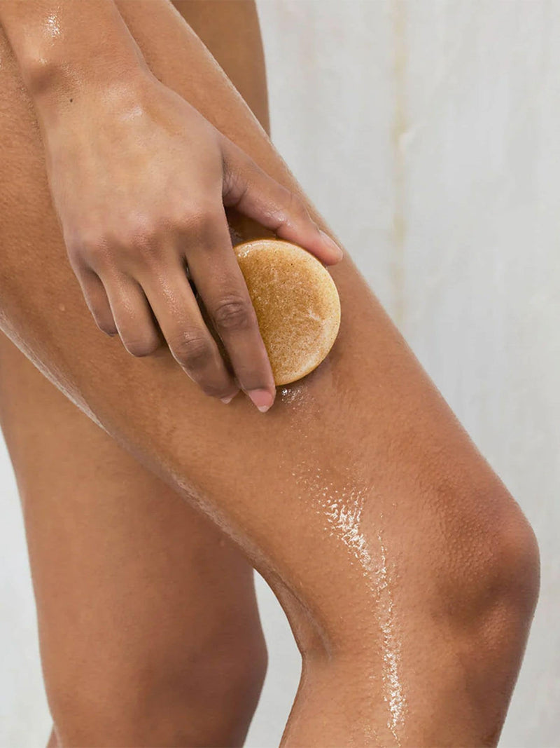 Kitsch Sugar Exfoliating Solid Body Scrub Bar Coconut Vanilla Caramel Scented, UK version